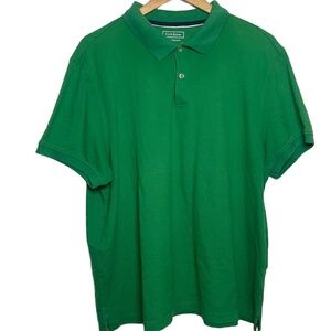 Club Room Polo Shirt Mens Size XL Green Performance Stretch Short Sleeve Golf Ac